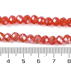 Запекание гальванических нитей стеклянных бусин&nbsp;LS-DGLA-A039-J6MM-B01