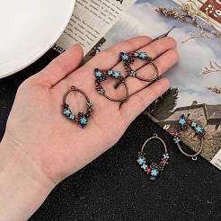 Подвески из эмали и сплава&nbsp;LS-ENAM-EA10958Y-AB-1