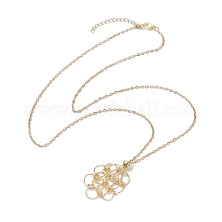 3 шт. 3 стиля 304 нержавеющая сталь кабельная цепь ожерелье изготовление&nbsp;NJEW-JN04934-01