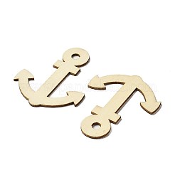 Неокрашенные деревянные большие подвески&nbsp;WOOD-XCP0002-08