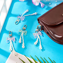 6 шт. 3-цветный АБС-пластик&nbsp;AJEW-TA0002-30