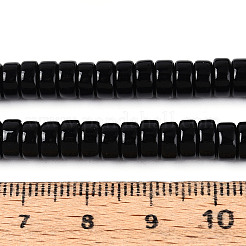 Непрозрачные сплошные цветные стеклянные бусины&nbsp;GLAA-N026-3x6mm-11