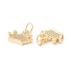 Покрытие стойки латунь микропаве прозрачные подвески из кубического циркония&nbsp;ZIRC-I057-09G