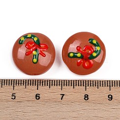 Рождественские эмалевые бусины ручной работы в технике лэмпворк&nbsp;LAMP-C020-03E