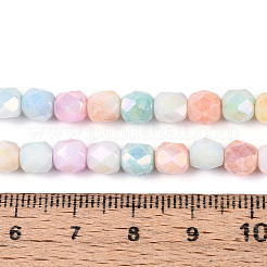 Антикоррозийные гальванические стеклянные бусины&nbsp;X-GLAA-N057-6mm-08