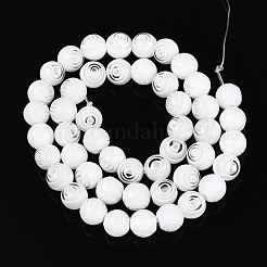 Ручной MILLEFIORI Стеклянные круглые бусины пряди&nbsp;LK-R004-93E