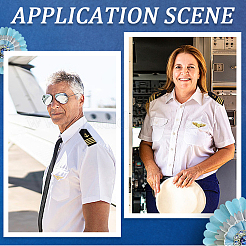 4 пара погон из полиэфирного волокна&nbsp;AJEW-CN0005-73