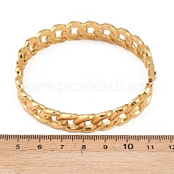 Браслеты из кубинской цепочки из нержавеющей стали 304&nbsp;BJEW-Z155-03G