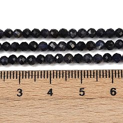 Природные иолит нитей бисера G-RM2025-A47-B