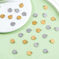 40 шт. 2-цветное ионное покрытие (IP) из нержавеющей стали 304&nbsp;FIND-DC0006-04A