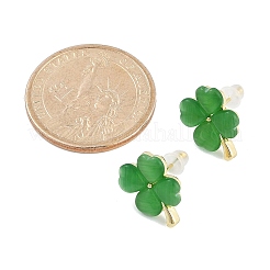 Литые глаза кота серьги&nbsp;EJEW-M092-02G-02