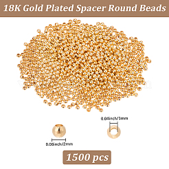 Spacer бисер латунные&nbsp;KK-BBC0015-08D