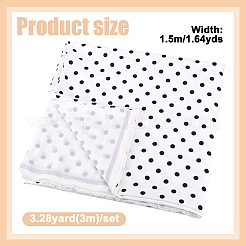 3 м полиэстеровая ткань в горошек&nbsp;DIY-NB0014-80B