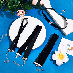 4 шт. 4 стиля бархатных колье-чокера&nbsp;NJEW-SC0001-72