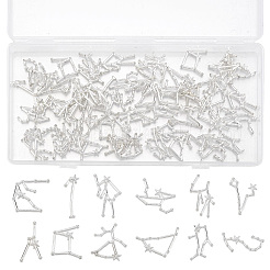 6 набор кабошонов из цинкового сплава&nbsp;FIND-LP0001-67