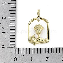 Латунные микро проложить кубического циркония подвески&nbsp;KK-Z078-16G