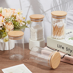 Прозрачная стеклянная банка&nbsp;DIY-WH0060-23B