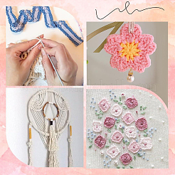 10 моток двухслойной полиэфирной нити для вышивания&nbsp;OCOR-CY0002-99F