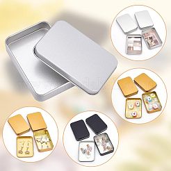 9 шт. двухцветная жестяная коробка&nbsp;CON-OC0001-44