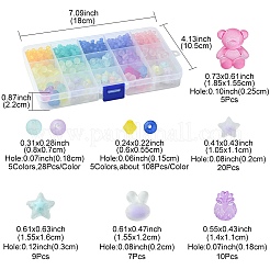 Бисера матовым акриловым&nbsp;MACR-YW0002-41