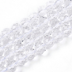 Природных кристаллов кварца бисер нитей&nbsp;G-S345-6mm-35