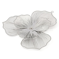 Большие латунные подвески с цветами&nbsp;LS-KK-L219-11P