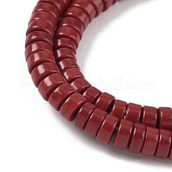 Нити окрашенных бусин из натурального магнезита&nbsp;G-M448-F01-04