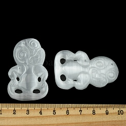 Натуральные селенит большие кулоны&nbsp;G-G113-01J