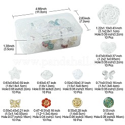 Наборы акриловых бусин 100шт 10 стиля&nbsp;OACR-FS0001-47