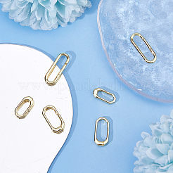 6 шт. 3 стиля латунных пружинных затворных колец&nbsp;KK-DC0004-94