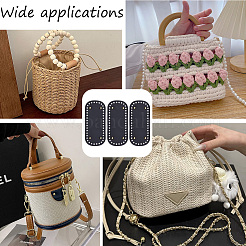 3 шт. овальное дно сумки из искусственной кожи своими руками&nbsp;DIY-CL0002-33B