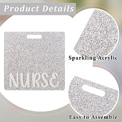 Акриловые подвески&nbsp;MACR-WH20004-001D