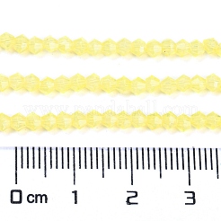 Запекание окрашенные прозрачные стеклянные бусины нити&nbsp;DGLA-F029-J2mm-06
