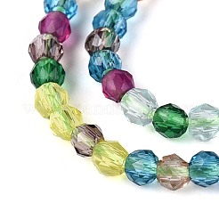 Прозрачный градиент цвета стеклянные бусины пряди&nbsp;LS-GLAA-E044-01B