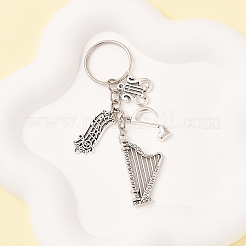 Брелок из сплава с музыкальной тематикой&nbsp;KEYC-FS00029-02