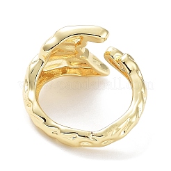 Латунные открытые манжеты для женщин&nbsp;RJEW-D016-03G