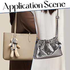 40 шт. 2 стиля поворотных карабинов из цинкового сплава&nbsp;FIND-SP0002-56A