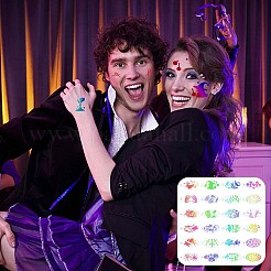 Пластиковые трафареты для рисования лица&nbsp;DIY-WH0304-582F