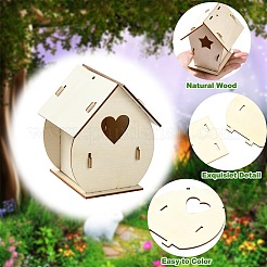 6 набор 6 стилей самодельных птичьих гнезд&nbsp;WOOD-CJC0019-30