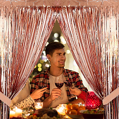 4 пакет пластиковая бахрома занавески&nbsp;HULI-DJ0001-01C