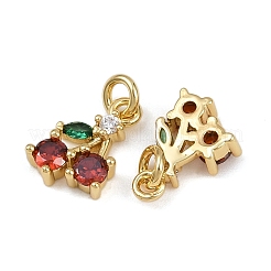 Латунные микро проложить кубического циркония подвески&nbsp;KK-B150-13G