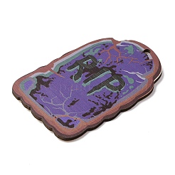 Большие деревянные подвески с принтом в стиле Хэллоуина&nbsp;LS-WOOD-I016-01H