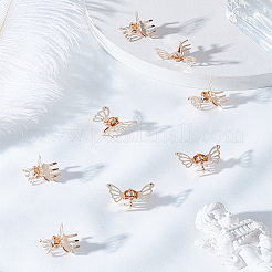 10 шт. заколки-коготь из цинкового сплава&nbsp;OHAR-LP0002-05G