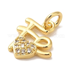 Покрытие стойки латунь микропаве прозрачные подвески из кубического циркония&nbsp;KK-L220-022G