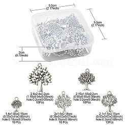 Подвески из сплава в тибетском стиле&nbsp;TIBEP-YW0001-48