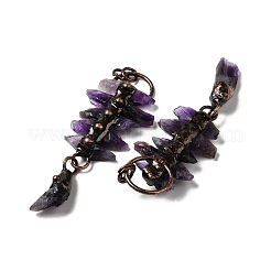 Природный аметист большие кулоны&nbsp;G-D483-03R-01