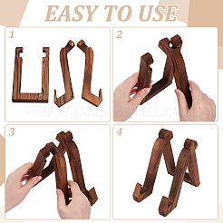 Деревянная подставка для кулинарных книг&nbsp;ODIS-WH0025-288B