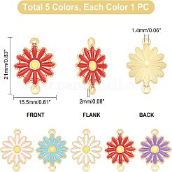 5 шт. 5 стиля ионного покрытия (IP) 304 эмалированные соединители из нержавеющей стали&nbsp;STAS-UN0036-97