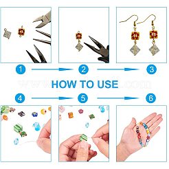 Бусины ручной работы тысячецветник бисера&nbsp;LAMP-PH0002-10