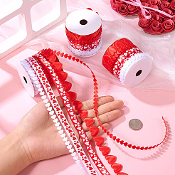 3 рулон 5 видов полиэстеровых кружевных лент ко Дню святого Валентина&nbsp;OCOR-TA0002-19